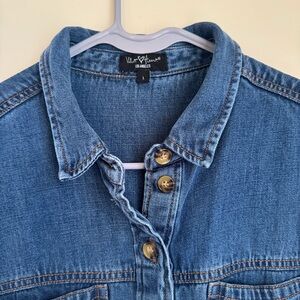 Velvet Heart Los Angeles Denim Button Up Shirt - Size Large